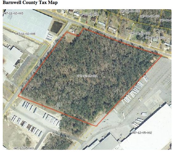 Industrial Development Site: Elko Street, Williston, SC 29853